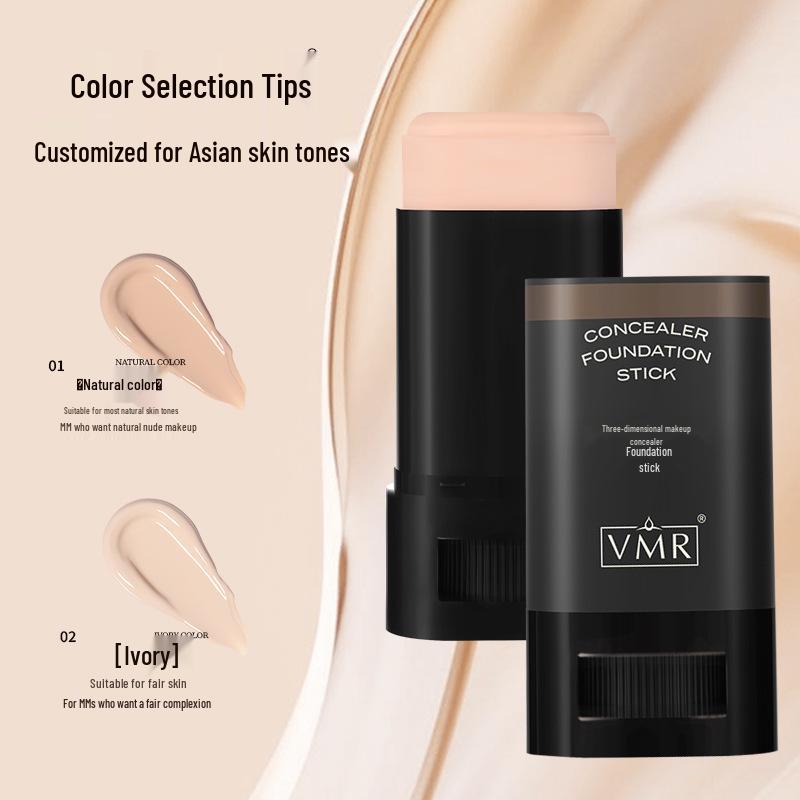VMR 3D Long-lasting Concealer Foundation Stick - Covers Blemishes & Acne, No Caking.
VMR 3D Long-lasting Concealer Foundation Stick - Covers Blemishes & Acne, No Caking.