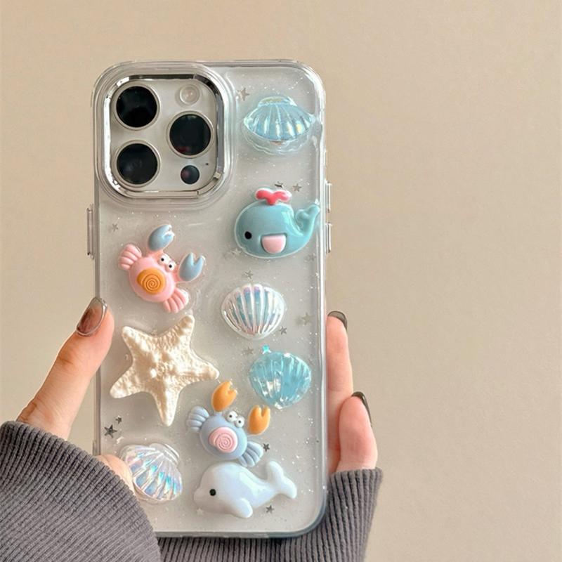 Милый 3D Чехол для телефона с ракушками, морскими звездами и конхами с блестками для iPhone 16 Pro Max 15 13 12 11 14 Plus, задняя крышка из ТПУ iPhone 15 чистый
Милый 3D Чехол для телефона с ракушками, морскими звездами и конхами с блестками для iPhone 16 Pro Max 15 13 12 11 14 Plus, задняя крышка из ТПУ iPhone 15 чистый