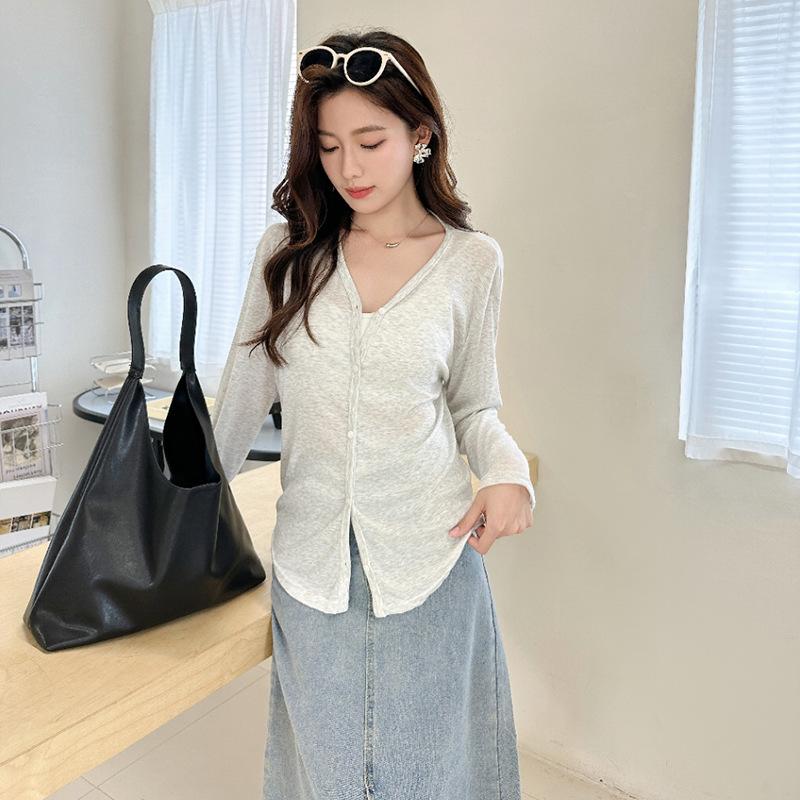 New Tensi Cardigan Women s s Long Sleeve Summer Thin Sling Outer Sleeve V-neck Air Conditioning Shirt Top Breathable Fabric Practical Daily Use One size
New Tensi Cardigan Women s s Long Sleeve Summer Thin Sling Outer Sleeve V-neck Air Conditioning Shirt Top Breathable Fabric Practical Daily Use One size