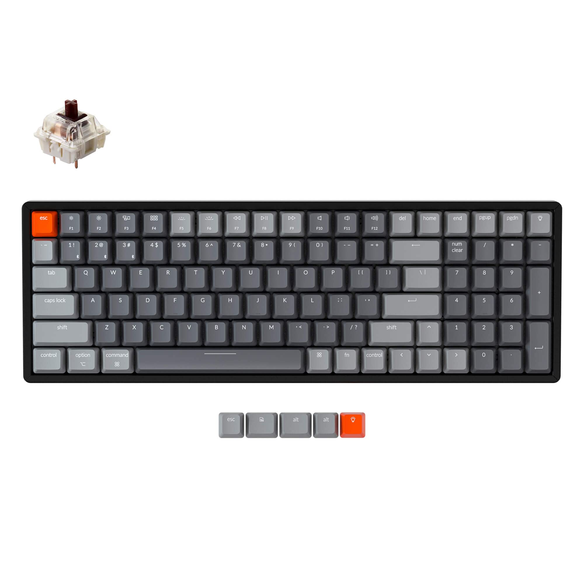 Keychron K4 Version2 Hot Swap Compatible Wireless Gaming Mechanical Keyboard 100 KeysUS LayoutRGB LightGateron G Pro Mechanical SwitchWired Wireless
Keychron K4 Version2 Hot Swap Compatible Wireless Gaming Mechanical Keyboard 100 KeysUS LayoutRGB LightGateron G Pro Mechanical SwitchWired Wireless