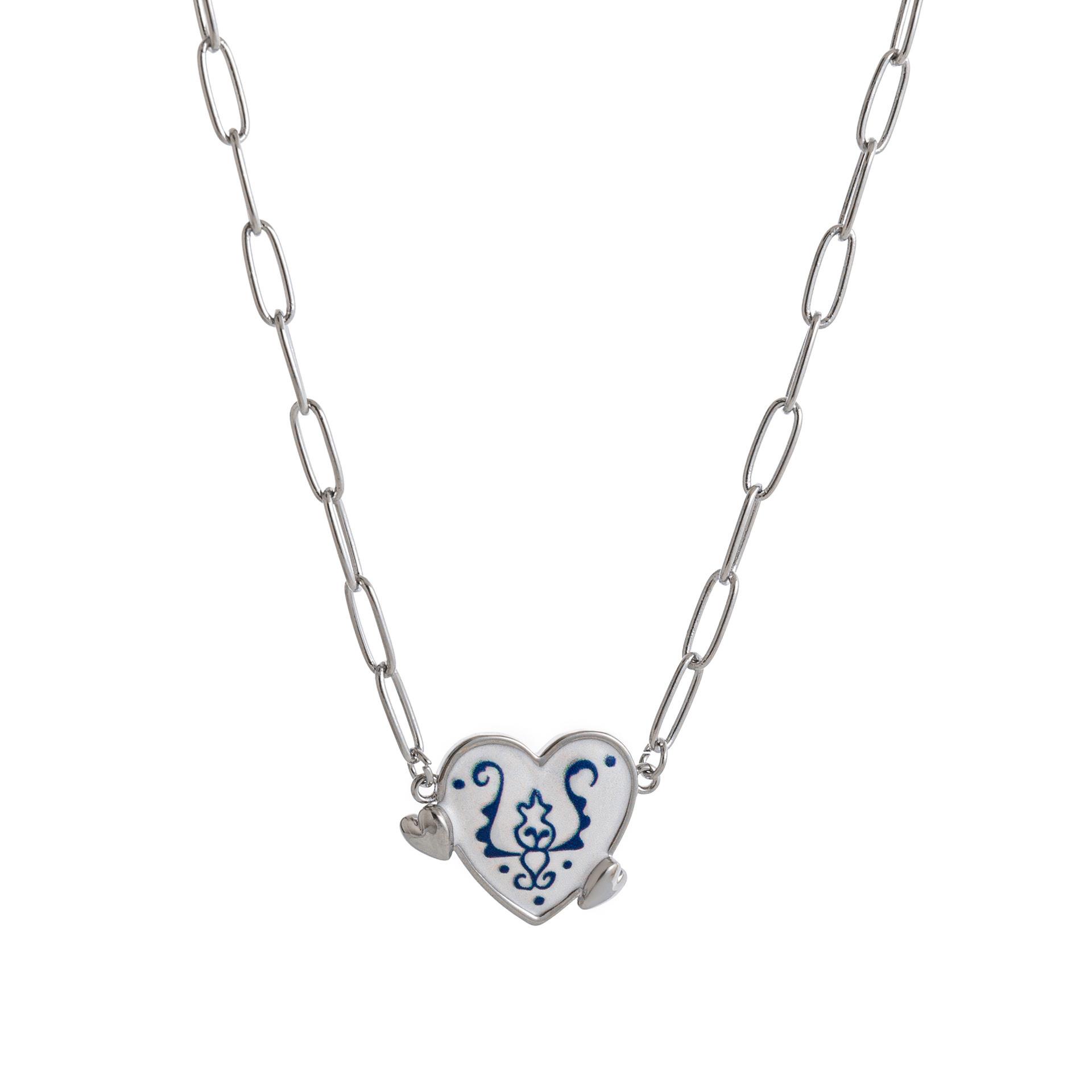 Retro Necklace With One Arrow Through The Heart Personality Pattern Paper Clip Chain 18K Color Retention
Retro Necklace With One Arrow Through The Heart Personality Pattern Paper Clip Chain 18K Color Retention