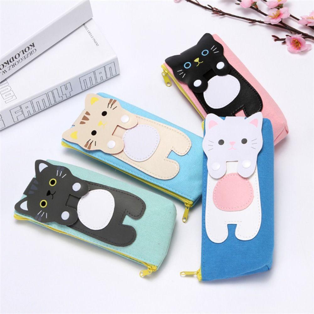 Cute Cartoon Pen Bag Large Capacity School Stationery Bag Storage Cat Pencil Case Office
Cute Cartoon Pen Bag Large Capacity School Stationery Bag Storage Cat Pencil Case Office