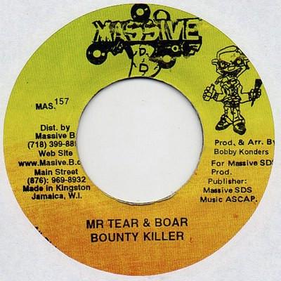 7inch Record BOUNTY KILLER - Mr Tear & Boar MAS157 Massive B 1998 US Reggae, Ska & Dub Used
7inch Record BOUNTY KILLER - Mr Tear & Boar MAS157 Massive B 1998 US Reggae, Ska & Dub Used