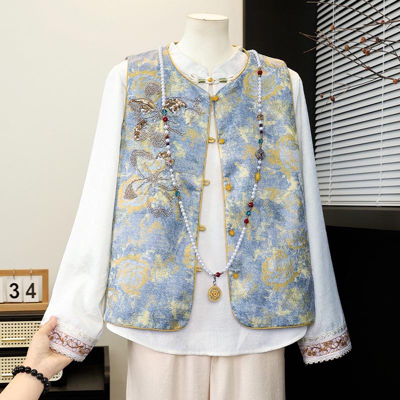 Mom s 2026 Spring Elegant Middle-Aged Women s Jacket: Chinese-Style National Trend for Spring/Autumn 4XL (130-145 lbs)
Mom s 2026 Spring Elegant Middle-Aged Women s Jacket: Chinese-Style National Trend for Spring/Autumn 4XL (130-145 lbs)