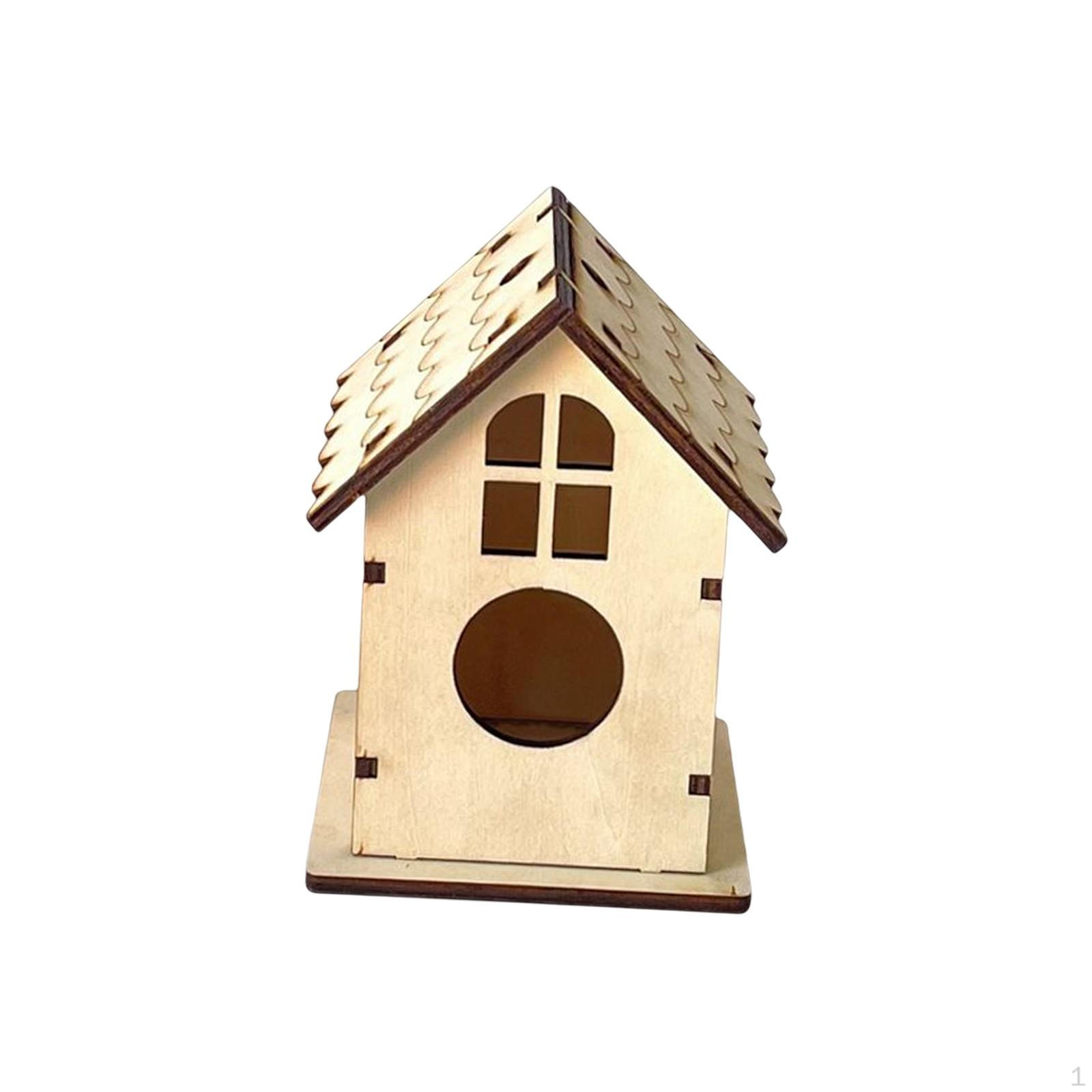 DIY Bird Nest Wood Nesting Box, Birdcage Hanging for Garden, Front Yard, Patio
DIY Bird Nest Wood Nesting Box, Birdcage Hanging for Garden, Front Yard, Patio