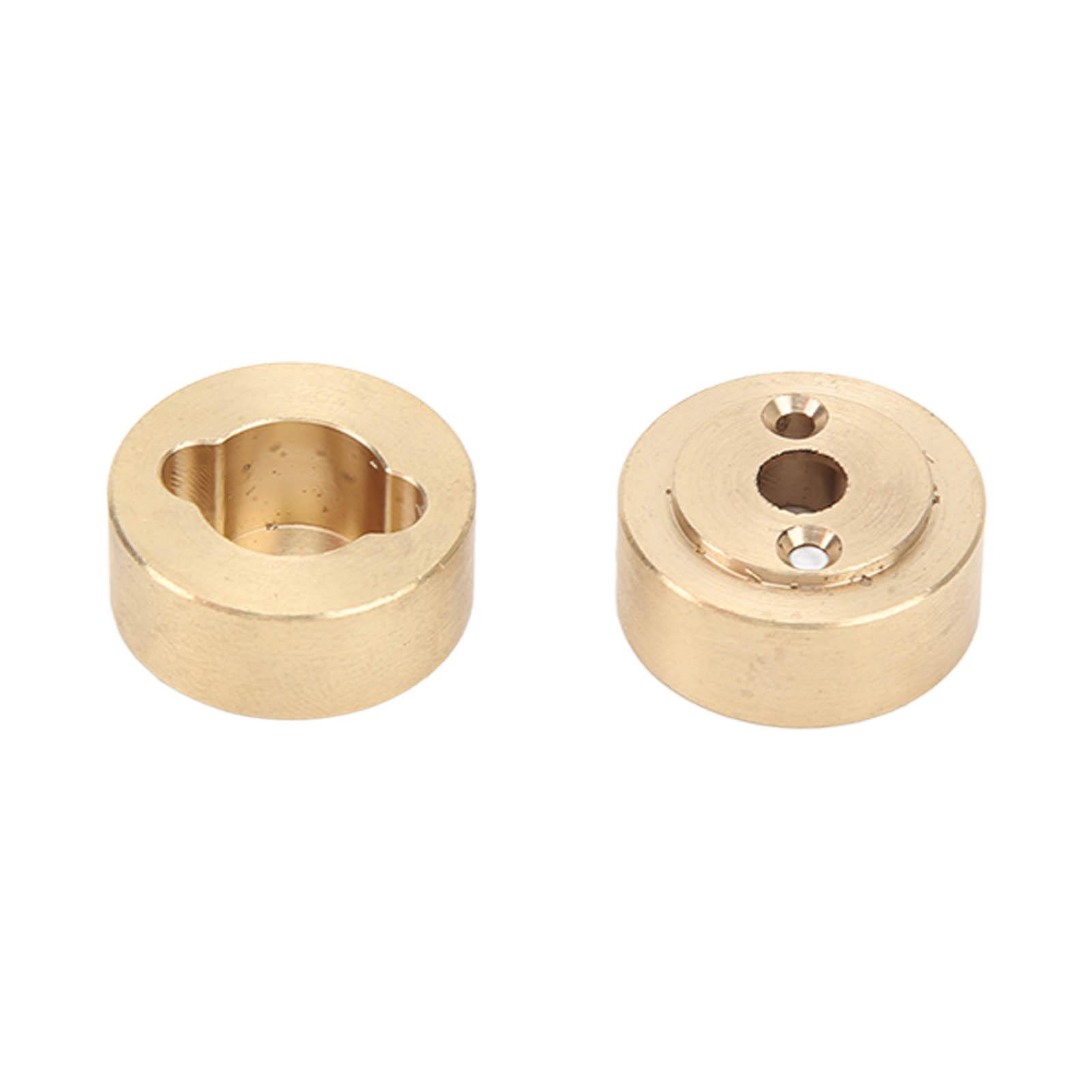 2pcs Brass Rear Counter Weight Gold Axle Weights Durable Rear Axle Brass Counterweight for Traxxas 1/18 TRX4M RC Car
2pcs Brass Rear Counter Weight Gold Axle Weights Durable Rear Axle Brass Counterweight for Traxxas 1/18 TRX4M RC Car