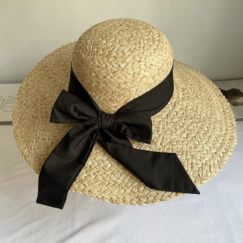 New Handmade Flopy Wide Brim Summer Hats Dome Women Bow Decor Straw Hat Ladies Sun Beach Hat Outdoor Kentucky Derby Sun Hat чорний
New Handmade Flopy Wide Brim Summer Hats Dome Women Bow Decor Straw Hat Ladies Sun Beach Hat Outdoor Kentucky Derby Sun Hat чорний