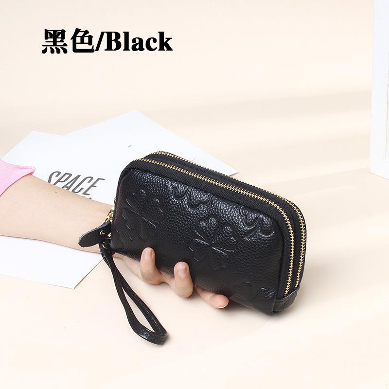 Fashion embossing Flowers women long wallet Genuine Leather Double Zipper Wristlet Bag Lady Clutches Purse Cowhide phone bag
Fashion embossing Flowers women long wallet Genuine Leather Double Zipper Wristlet Bag Lady Clutches Purse Cowhide phone bag