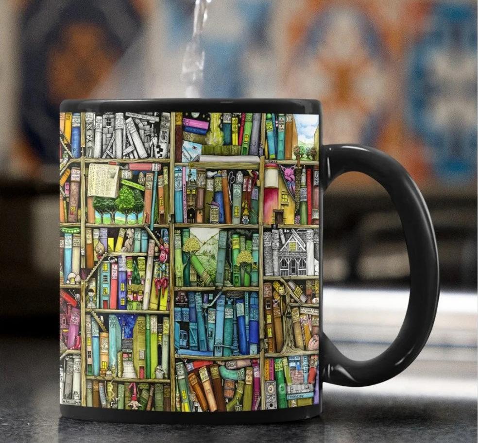Книголюбы Книжная полка Керамическая кружка для кофе с отметкой для чтения Библиотечная книжная полка 301-400ml
Книголюбы Книжная полка Керамическая кружка для кофе с отметкой для чтения Библиотечная книжная полка 301-400ml