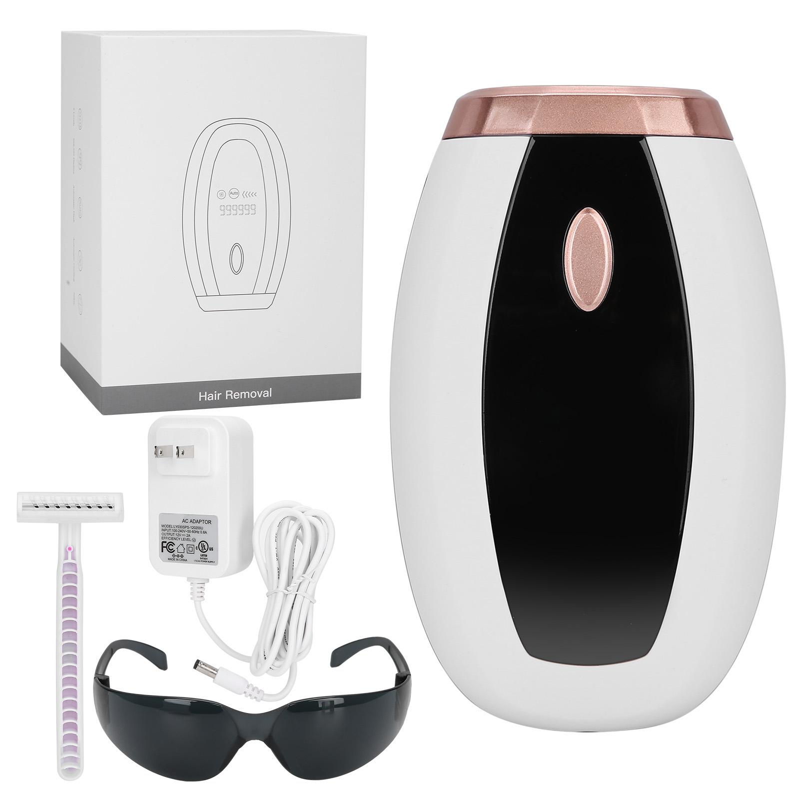 990,000 Flash IPL Hair Removal Machine LCD Display Skin Rejuvenation Hair Remover White US Plug 110‑
990,000 Flash IPL Hair Removal Machine LCD Display Skin Rejuvenation Hair Remover White US Plug 110‑