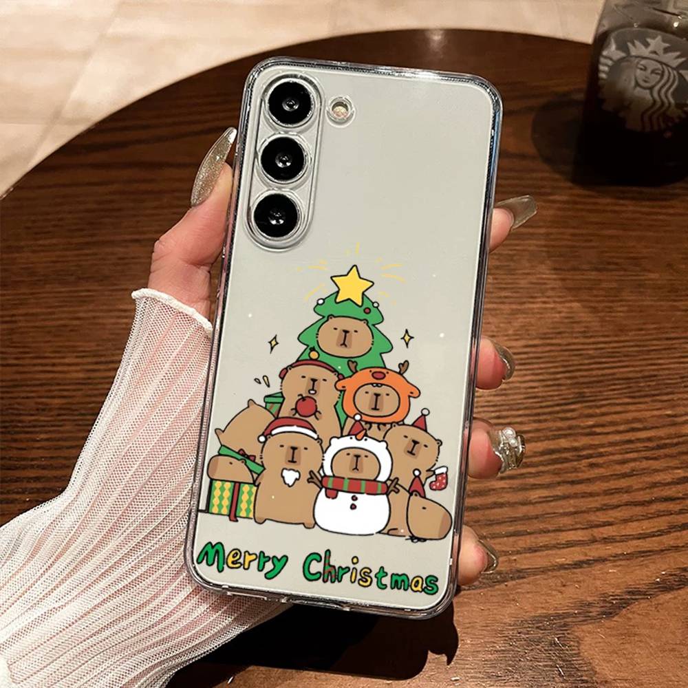 Funny Cartoon cute capybara Phone Case For Samsung S30,23,21,22,20, FE lite,S10,9,8,7 PIus Note20ultra Soft Transparent SamsungA30S
Funny Cartoon cute capybara Phone Case For Samsung S30,23,21,22,20, FE lite,S10,9,8,7 PIus Note20ultra Soft Transparent SamsungA30S