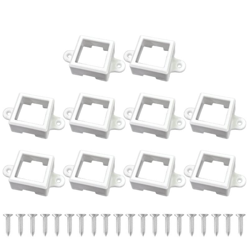 Outdoor LED Light Mounting Clip with Screws Courtyard LED Light Fixed Bracket Quick Installation For Garden Patio
Outdoor LED Light Mounting Clip with Screws Courtyard LED Light Fixed Bracket Quick Installation For Garden Patio