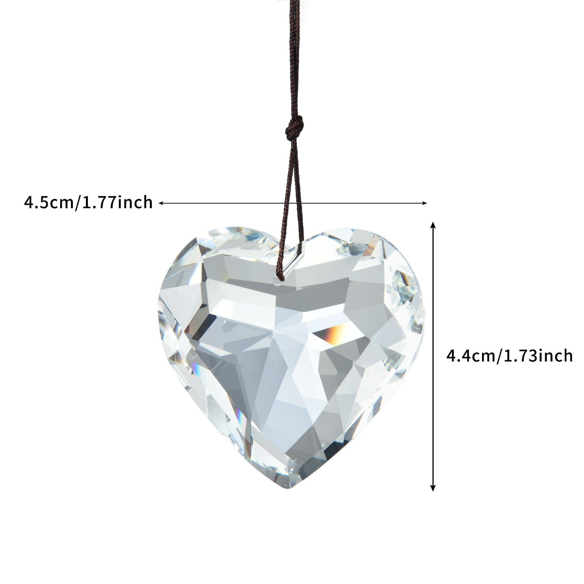 Crystal Suncatcher Heart Prism Pendant Hanging Rainbow Maker Window Sun Catcher Ornament for Home Garden Wedding Decoration Gift прозорий
Crystal Suncatcher Heart Prism Pendant Hanging Rainbow Maker Window Sun Catcher Ornament for Home Garden Wedding Decoration Gift прозорий