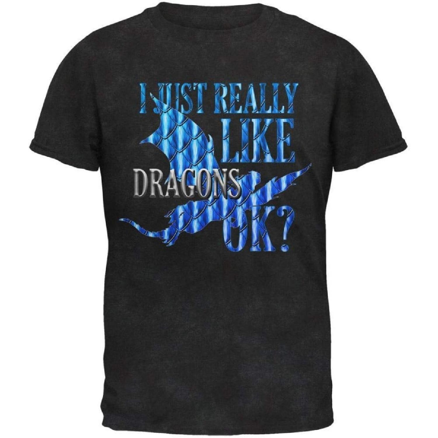 Old Glory I Just Really Like Dragons Ok Scales Mens T Shirt XXXXXL чорний
Old Glory I Just Really Like Dragons Ok Scales Mens T Shirt XXXXXL чорний
