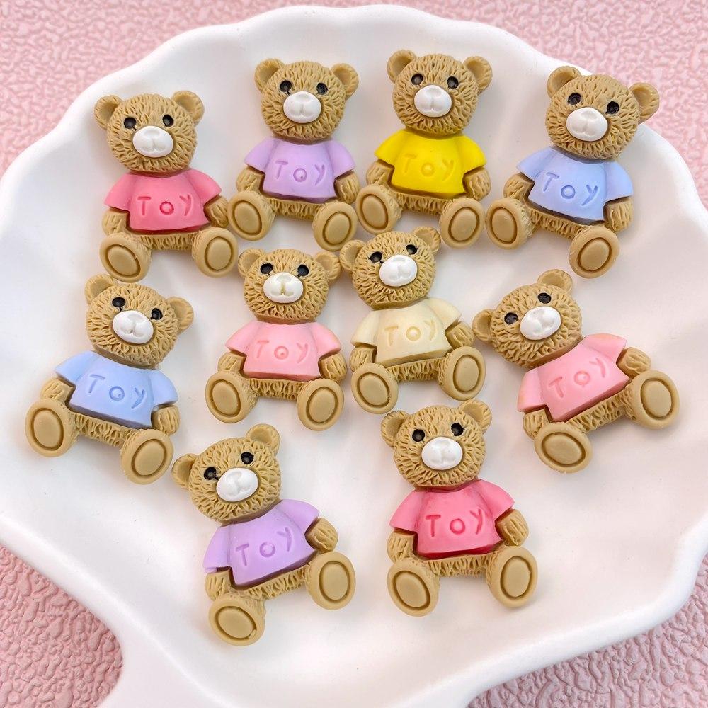 10PCS New Cute Cartoon Little Bear Series Resin Clip Book DIY Fashion Hairpin Decoration Crafts
10PCS New Cute Cartoon Little Bear Series Resin Clip Book DIY Fashion Hairpin Decoration Crafts