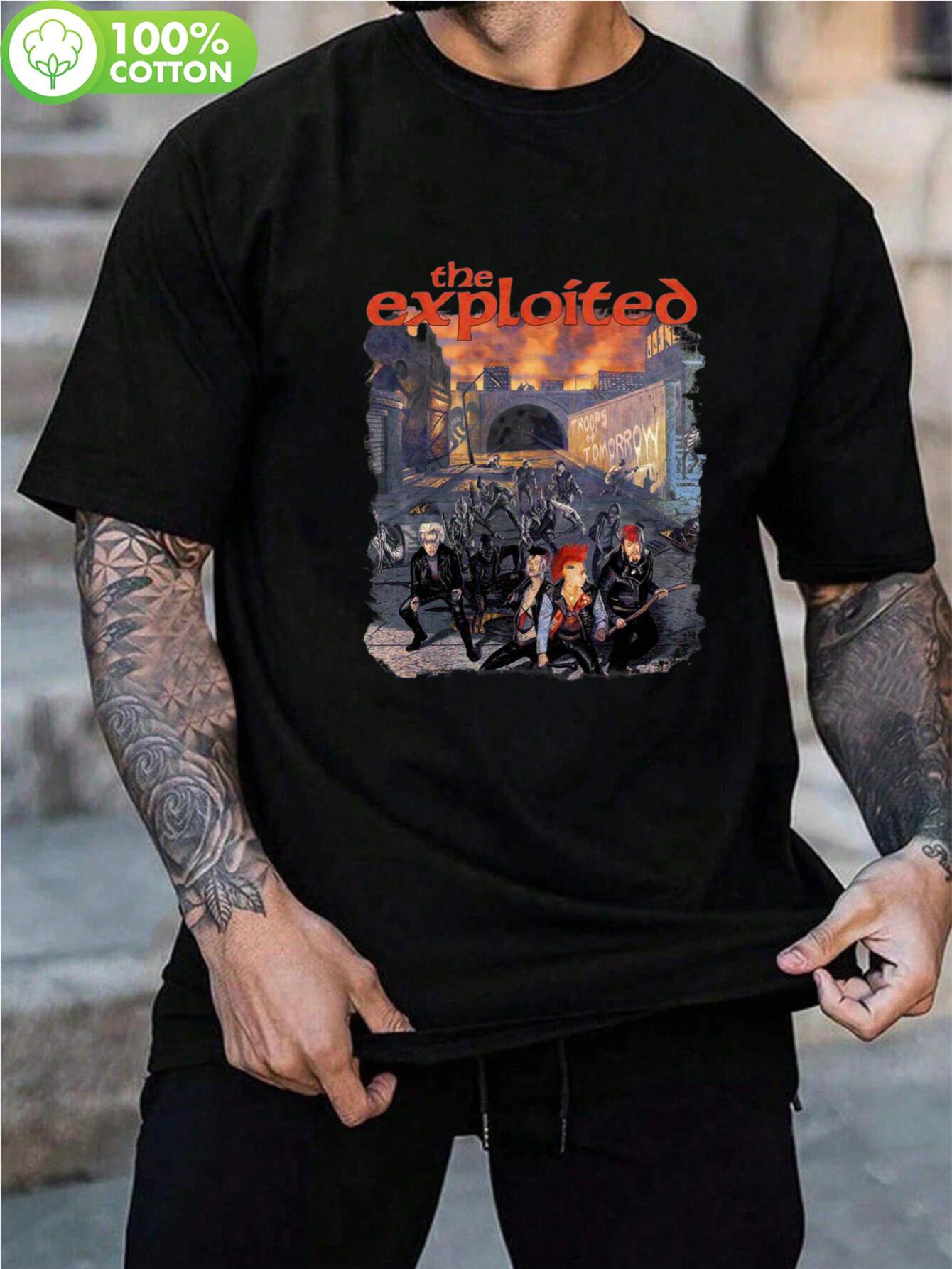 Men s The Exploited Band Logo T-Shirt - 100% Cotton Punk Rock Streetwear with Iconic Anarchic Icon & Logo Print S
Men s The Exploited Band Logo T-Shirt - 100% Cotton Punk Rock Streetwear with Iconic Anarchic Icon & Logo Print S