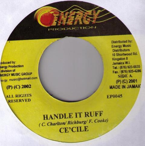 7inch Record CE CILE - Handle It Ruff EP0045 Energy Producti 2002 Jamaica Reggae, Ska & Dub Used
7inch Record CE CILE - Handle It Ruff EP0045 Energy Producti 2002 Jamaica Reggae, Ska & Dub Used