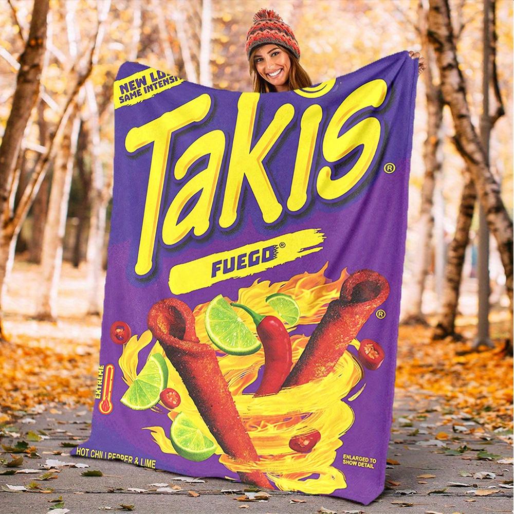 1pc Takis, Fuego, Lime Digital Printed Flannel Blanket, Super Soft Plush Fleece Bed Cover, Multipurpose Four Season Blanket for Sofa, Bed, O 150x180cm
1pc Takis, Fuego, Lime Digital Printed Flannel Blanket, Super Soft Plush Fleece Bed Cover, Multipurpose Four Season Blanket for Sofa, Bed, O 150x180cm