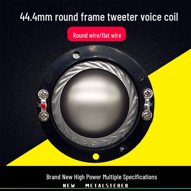 Flat Wire 44.4mm Titanium Treble Voice Coil: 44.5mm Round Frame Diaphragm Speaker Driver Unit Other
Flat Wire 44.4mm Titanium Treble Voice Coil: 44.5mm Round Frame Diaphragm Speaker Driver Unit Other