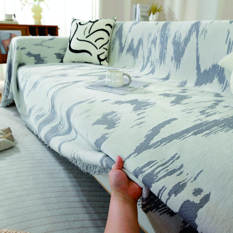 Striped Sofa Cover, Suitable for All Seasons, Light Luxury, High-end Feel, Full Cover, Dustproof Sofa Scarf Blanket 180x130cm светло-серый
Striped Sofa Cover, Suitable for All Seasons, Light Luxury, High-end Feel, Full Cover, Dustproof Sofa Scarf Blanket 180x130cm светло-серый