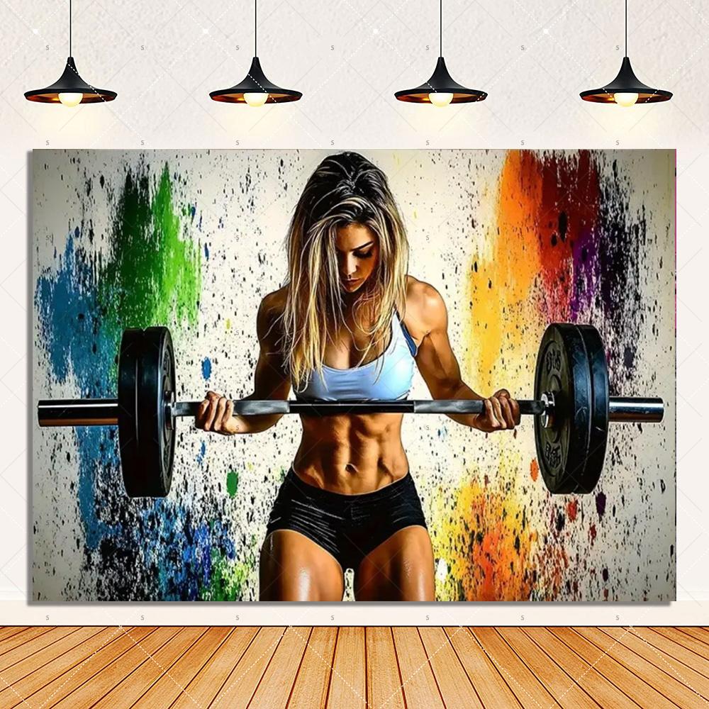 Weightlifting Fitness Background Dumbbells Workout Bodybuilder Gym Backdrop Supplies Graffiti Fitness Party Decor Photo Studio 120X90CM
Weightlifting Fitness Background Dumbbells Workout Bodybuilder Gym Backdrop Supplies Graffiti Fitness Party Decor Photo Studio 120X90CM