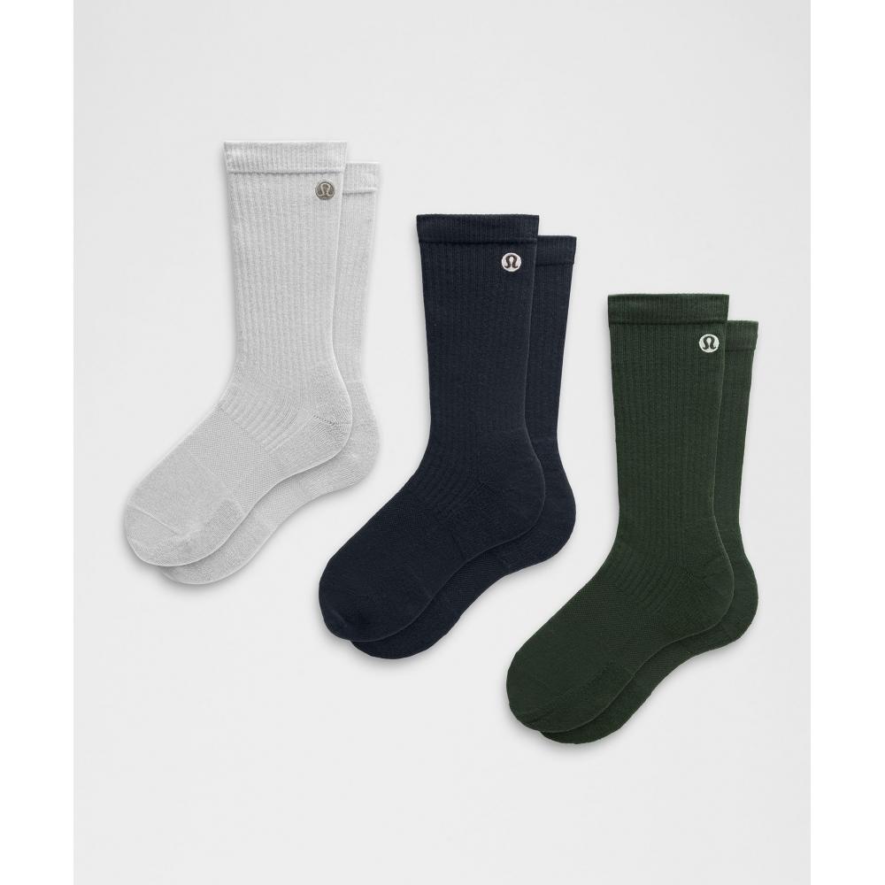 Lululemon Мужские повседневные носки Stride Ribbed Comfort Crew SockS, 3 пары, меланжевые, серебристые, темно-синие, зеленые XL
Lululemon Мужские повседневные носки Stride Ribbed Comfort Crew SockS, 3 пары, меланжевые, серебристые, темно-синие, зеленые XL