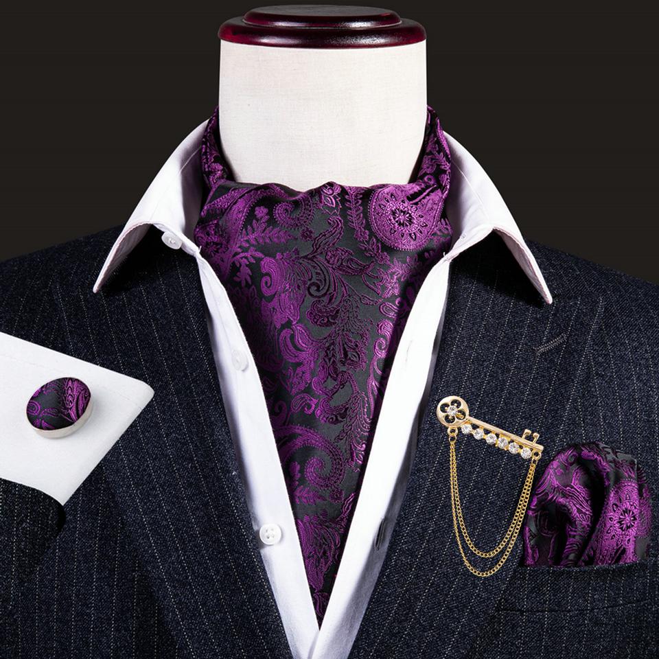 Мужской галстук-брошь Barry.Wang Ascot, булавка с узором Пейсли, 8 стилей, жаккардовый тканый галстук, набор запонок для носового платка
Мужской галстук-брошь Barry.Wang Ascot, булавка с узором Пейсли, 8 стилей, жаккардовый тканый галстук, набор запонок для носового платка