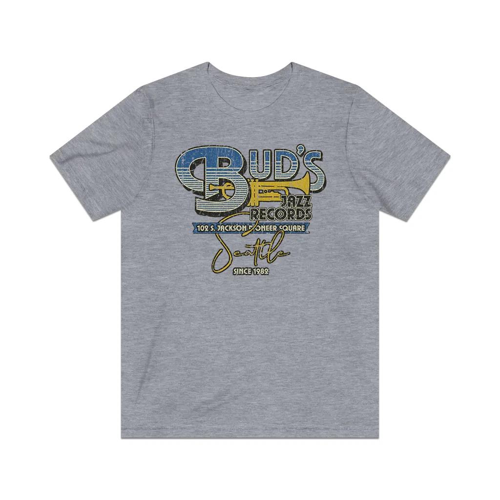 Bud s Jazz Records Seattle 1982 Vintage Men s T shirt 2XL
Bud s Jazz Records Seattle 1982 Vintage Men s T shirt 2XL