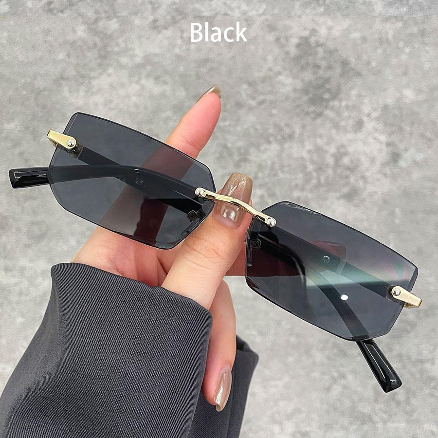 Роскошные безободковые прямоугольные солнцезащитные очки унисекс с градиентными линзами для бизнеса. Женские и мужские модные очки с цветными линзами и металлической оправой.
Роскошные безободковые прямоугольные солнцезащитные очки унисекс с градиентными линзами для бизнеса. Женские и мужские модные очки с цветными линзами и металлической оправой.