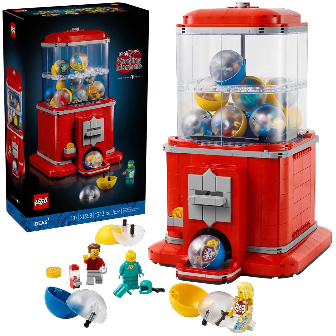 LEGO Ideas LEGO Minifigure Capsule Machine 21358 Toy Blocks for Boys and Girls, Ages 18 and Up, Authentic Japanese Product
LEGO Ideas LEGO Minifigure Capsule Machine 21358 Toy Blocks for Boys and Girls, Ages 18 and Up, Authentic Japanese Product