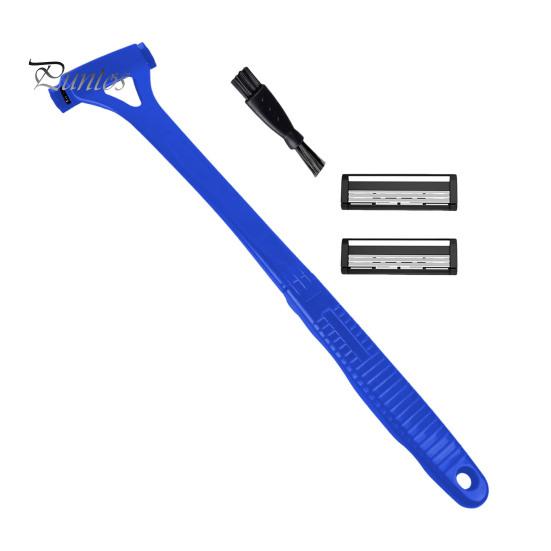 Чоловіча бритва для спини з 2 головками щітки довга ручка ванна душ назад триммер для волосся ергономічний ручний мокрий сухий інструмент для видалення волосся на тілі синій
Чоловіча бритва для спини з 2 головками щітки довга ручка ванна душ назад триммер для волосся ергономічний ручний мокрий сухий інструмент для видалення волосся на тілі синій