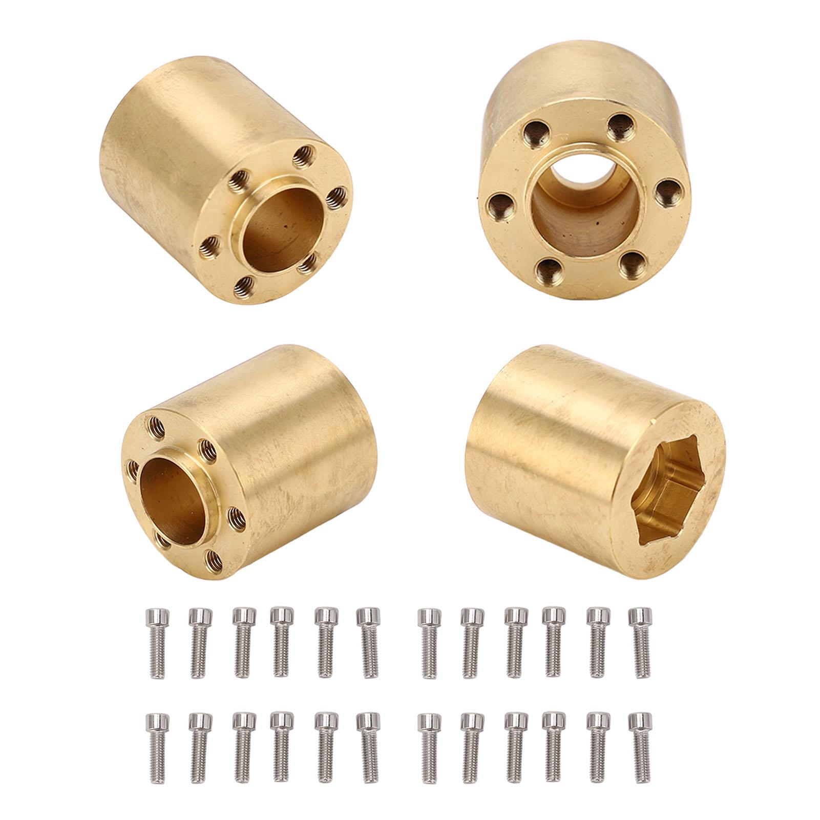4 Pcs Brass Wheel Hex Hub Adapter RC Car Crawler Widen Adapter for 110 RC Crawler 1.9 2.2in VP
4 Pcs Brass Wheel Hex Hub Adapter RC Car Crawler Widen Adapter for 110 RC Crawler 1.9 2.2in VP