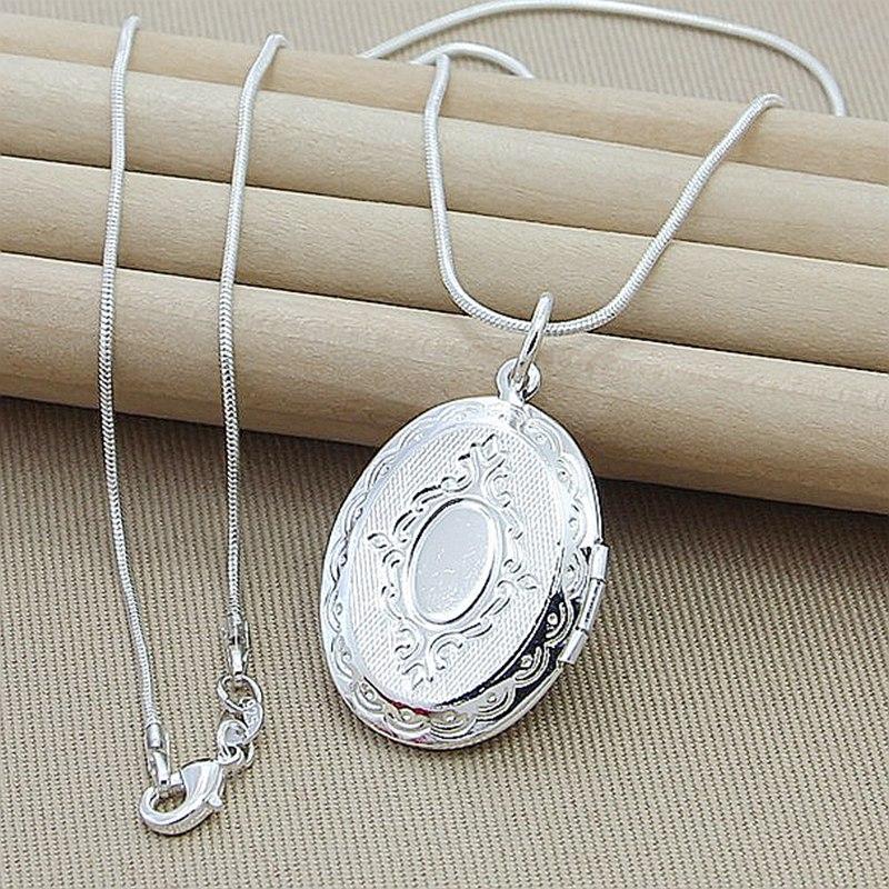 Christmas Gift Sterling Photo Frame Pendant Necklace Female Charm Jewelry Necklace Top Quality
Christmas Gift Sterling Photo Frame Pendant Necklace Female Charm Jewelry Necklace Top Quality