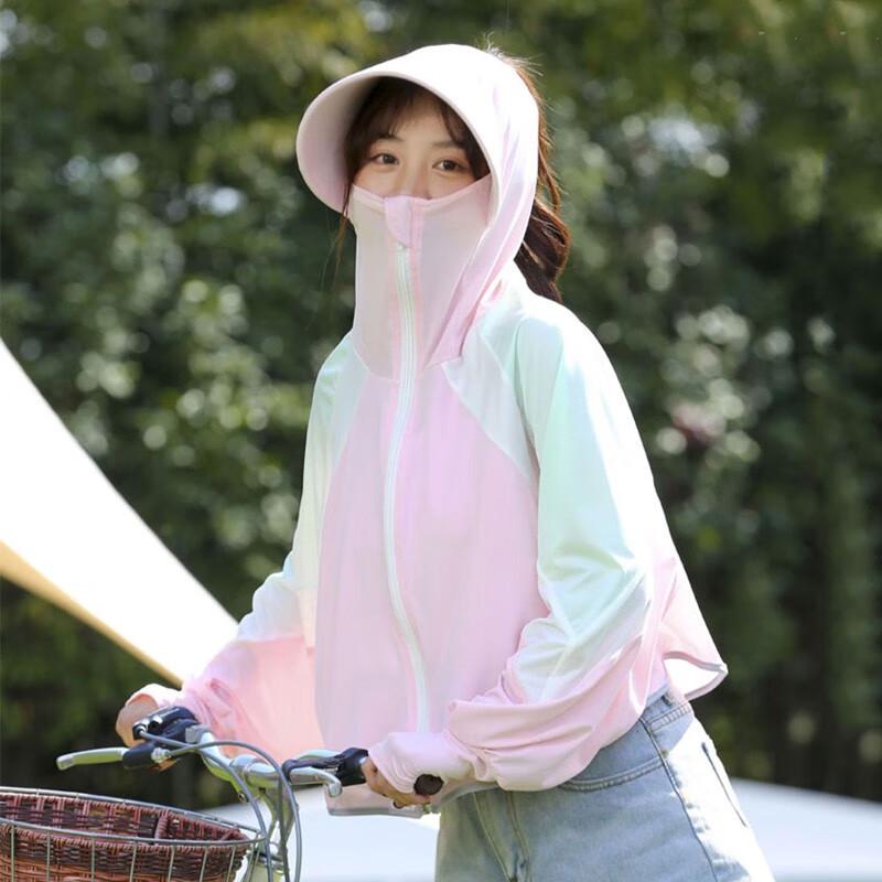 Women s UPF50+ Color-Block Sun Protection Jacket - Loose Fit, Summer Ice Silk, Anti-UV One Size
Women s UPF50+ Color-Block Sun Protection Jacket - Loose Fit, Summer Ice Silk, Anti-UV One Size