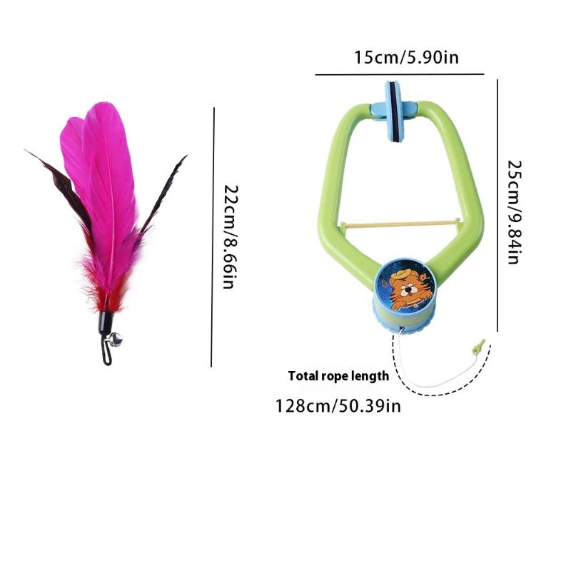 Игрушка нового типа для кошек, электрическая, умная, подвесная на дверь, — это чудо саморазвлечения, развлечения и дразнилки для кошек. A3