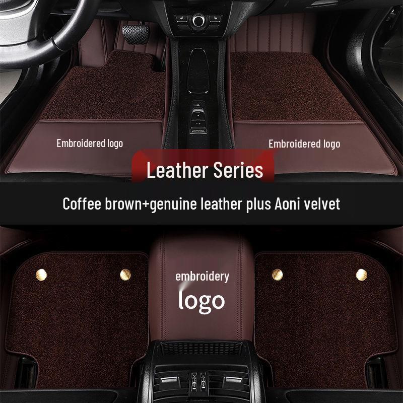 2025 Hongqi H5 HS5 EQM5 H9 HS3 H6 HS7 Коврики для пола автомобиля из натуральной кожи с полным покрытием Coffee Brown (Double Layer)
2025 Hongqi H5 HS5 EQM5 H9 HS3 H6 HS7 Коврики для пола автомобиля из натуральной кожи с полным покрытием Coffee Brown (Double Layer)