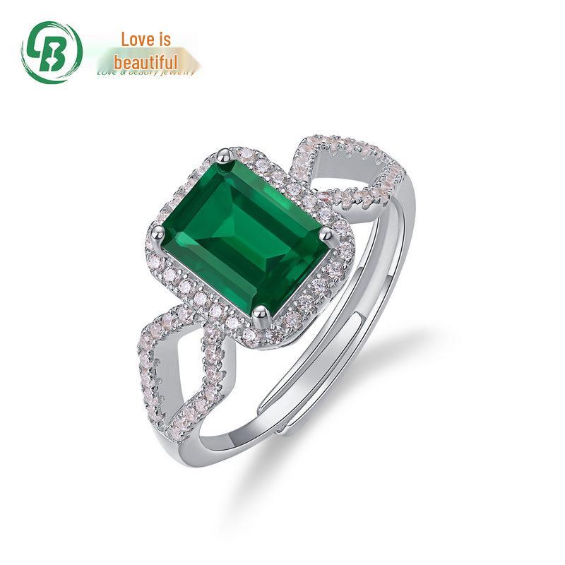 Elegant Octagonal Emerald Ring in Gold-Plated S925 Silver with Colored Gemstones Adjustable Opening
Elegant Octagonal Emerald Ring in Gold-Plated S925 Silver with Colored Gemstones Adjustable Opening