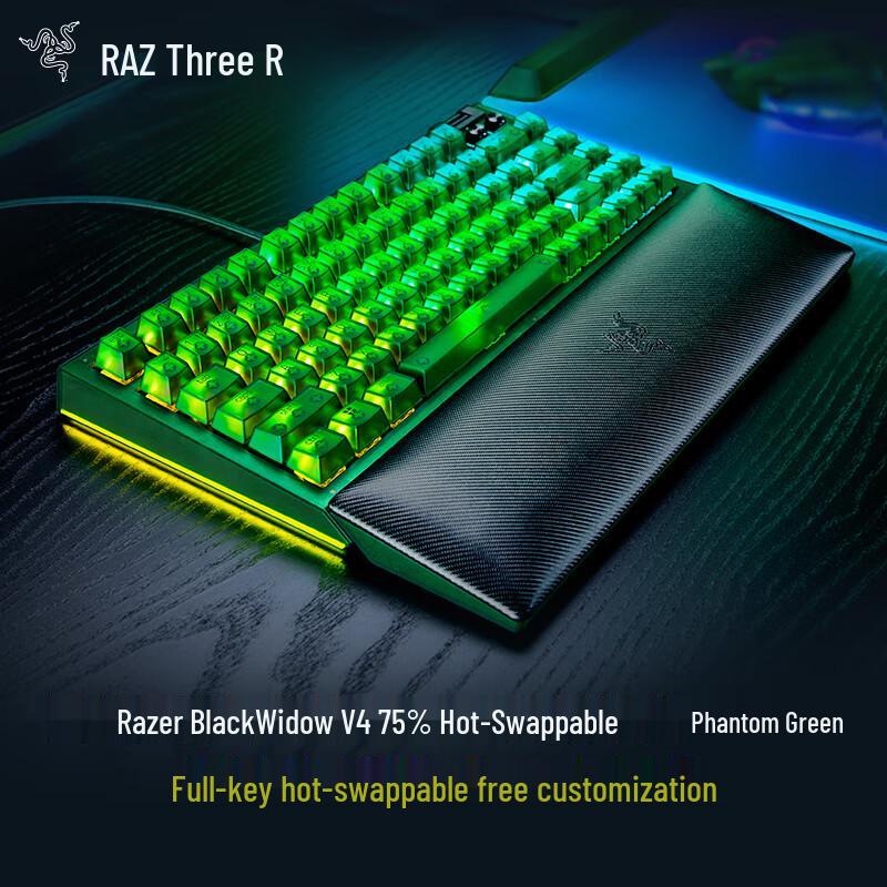 Razer BlackWidow V4-75% Hot-Swappable Gaming Keyboard
Razer BlackWidow V4-75% Hot-Swappable Gaming Keyboard