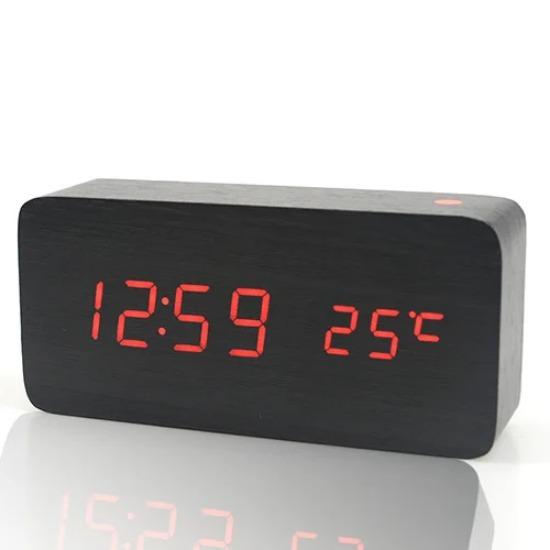 Дерев яний світлодіодний будильник сучасного стилю керування температурою звуками календар світлодіодний дисплей електронний настільний цифровий настільний дерев яний годинник
Дерев яний світлодіодний будильник сучасного стилю керування температурою звуками календар світлодіодний дисплей електронний настільний цифровий настільний дерев яний годинник