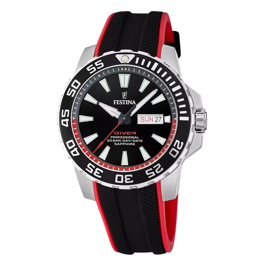 Festina The Originals каучуковый ремешок черный циферблат кварцевые дайверские часы F20662-3 200M мужские чёрный
Festina The Originals каучуковый ремешок черный циферблат кварцевые дайверские часы F20662-3 200M мужские чёрный