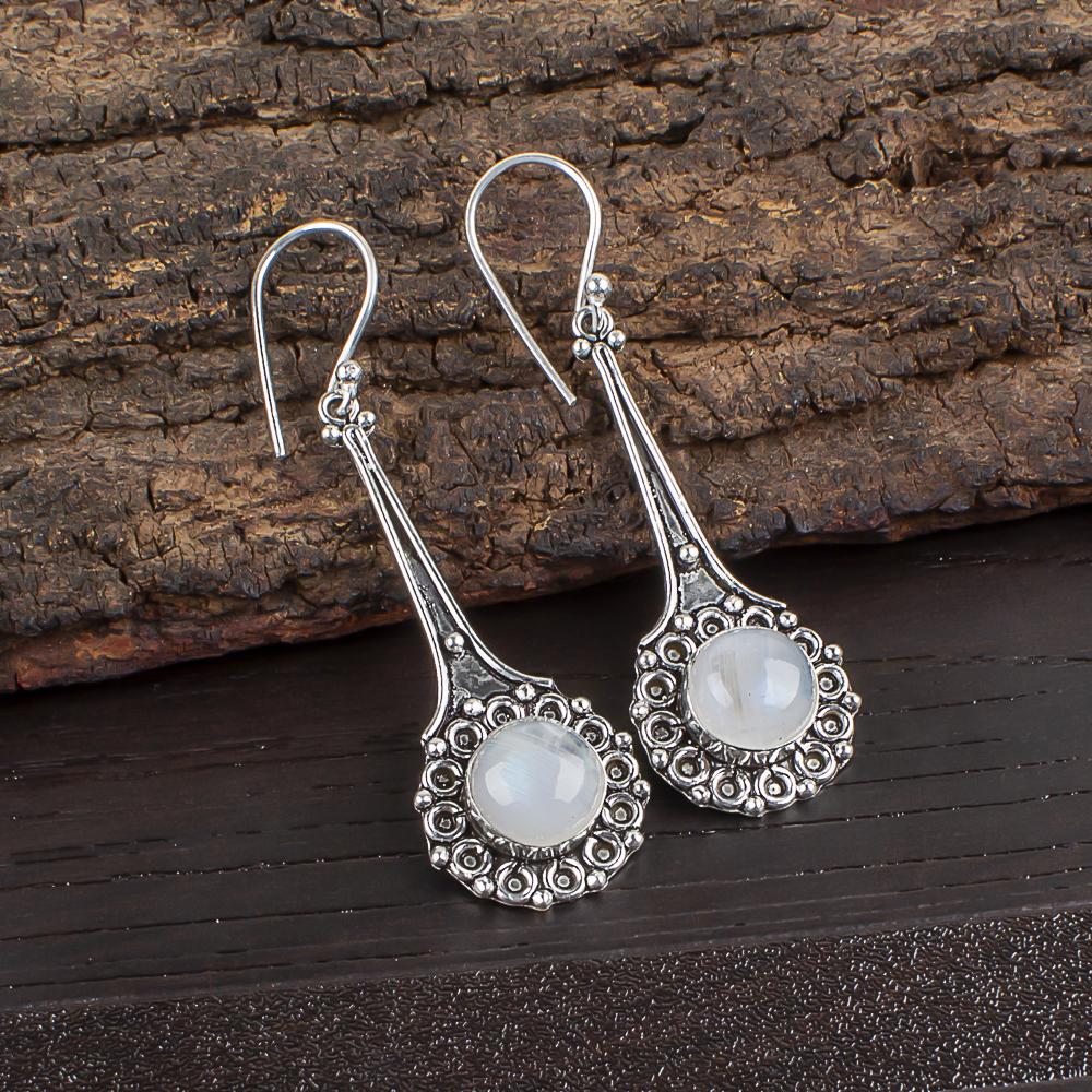 AAA+ Rainbow Moonstone Jewelry, 925 Solid Sterling Silver Earrings Jewelry, Handmade Earrings Gemstone Jewelry For Her 2.52 Inches білий
AAA+ Rainbow Moonstone Jewelry, 925 Solid Sterling Silver Earrings Jewelry, Handmade Earrings Gemstone Jewelry For Her 2.52 Inches білий