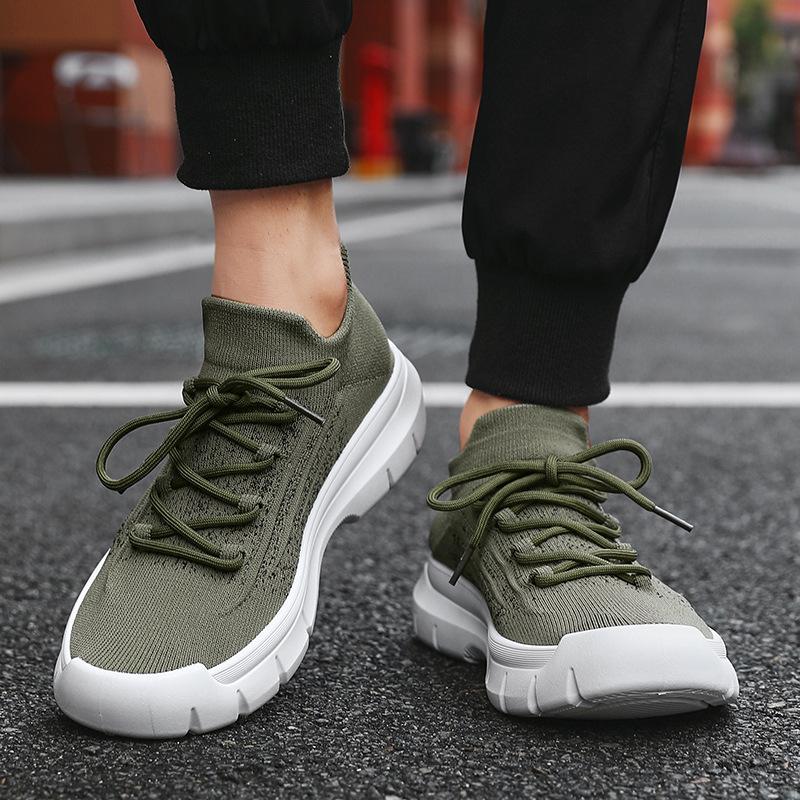 Ultra-light fly-woven through fly-woven air mesh casual shoes trendy one-pedal socks trendy comfortable soft-soled walking 44 чорний
Ultra-light fly-woven through fly-woven air mesh casual shoes trendy one-pedal socks trendy comfortable soft-soled walking 44 чорний