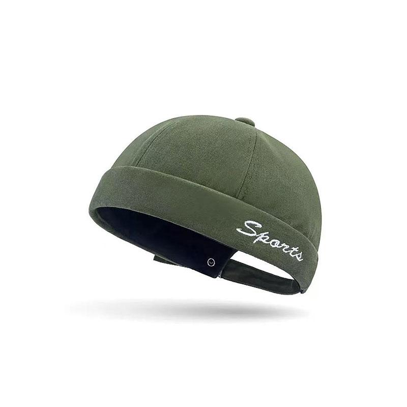 Vintage brimless melon cap for men, trendy brand, INS style, European and American street sports casual, letter embroidery landl 56 58 армія зелений колір
Vintage brimless melon cap for men, trendy brand, INS style, European and American street sports casual, letter embroidery landl 56 58 армія зелений колір