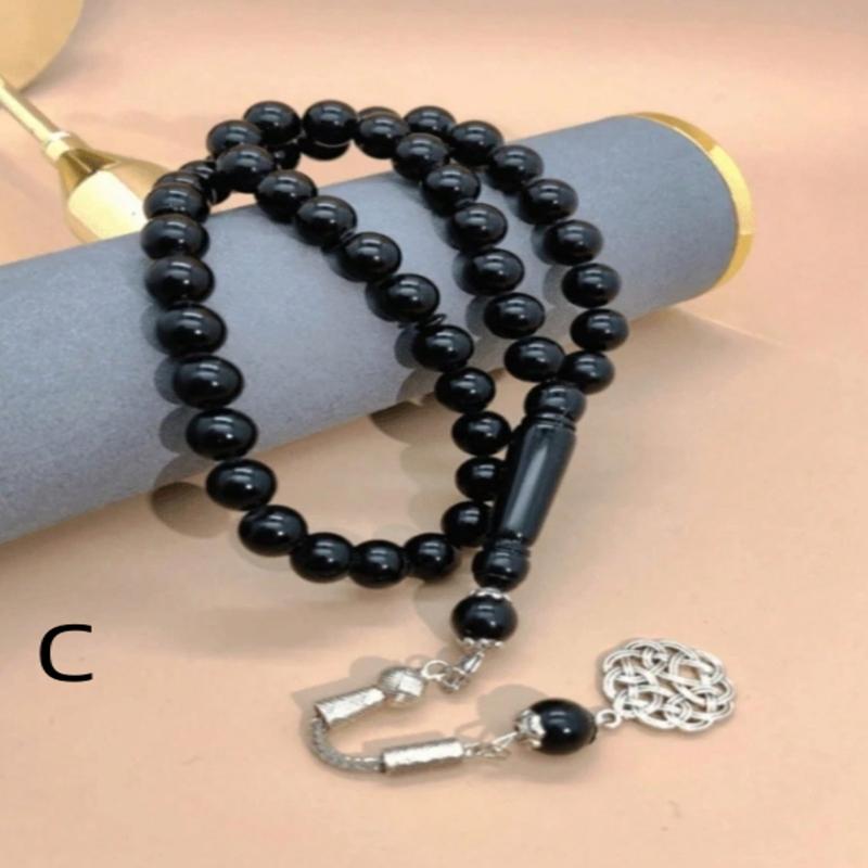 A men s bracelet with 45 pieces of 10mm Arab-style fashionable resin beads, suitable for all kinds of festivals and occasions
A men s bracelet with 45 pieces of 10mm Arab-style fashionable resin beads, suitable for all kinds of festivals and occasions