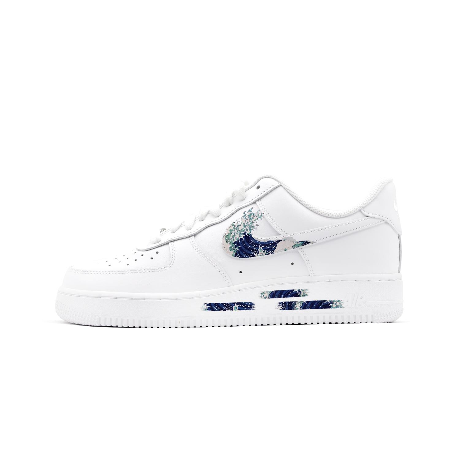 Nike Air Force 1 Ukiyo E, Surfing, Art Oil Painting Low top Skateboard Shoes Men s White Blue CW2288-111(Team140-) 40.5
Nike Air Force 1 Ukiyo E, Surfing, Art Oil Painting Low top Skateboard Shoes Men s White Blue CW2288-111(Team140-) 40.5