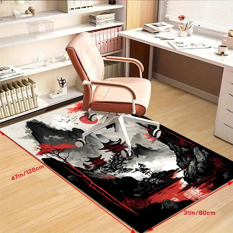 Japanese Landscape Printed Area Rug, Polyester, Unnapped Woven Fabric, for Bedroom, Living Room, Home Office Decor 80cm x 120cm
Japanese Landscape Printed Area Rug, Polyester, Unnapped Woven Fabric, for Bedroom, Living Room, Home Office Decor 80cm x 120cm
