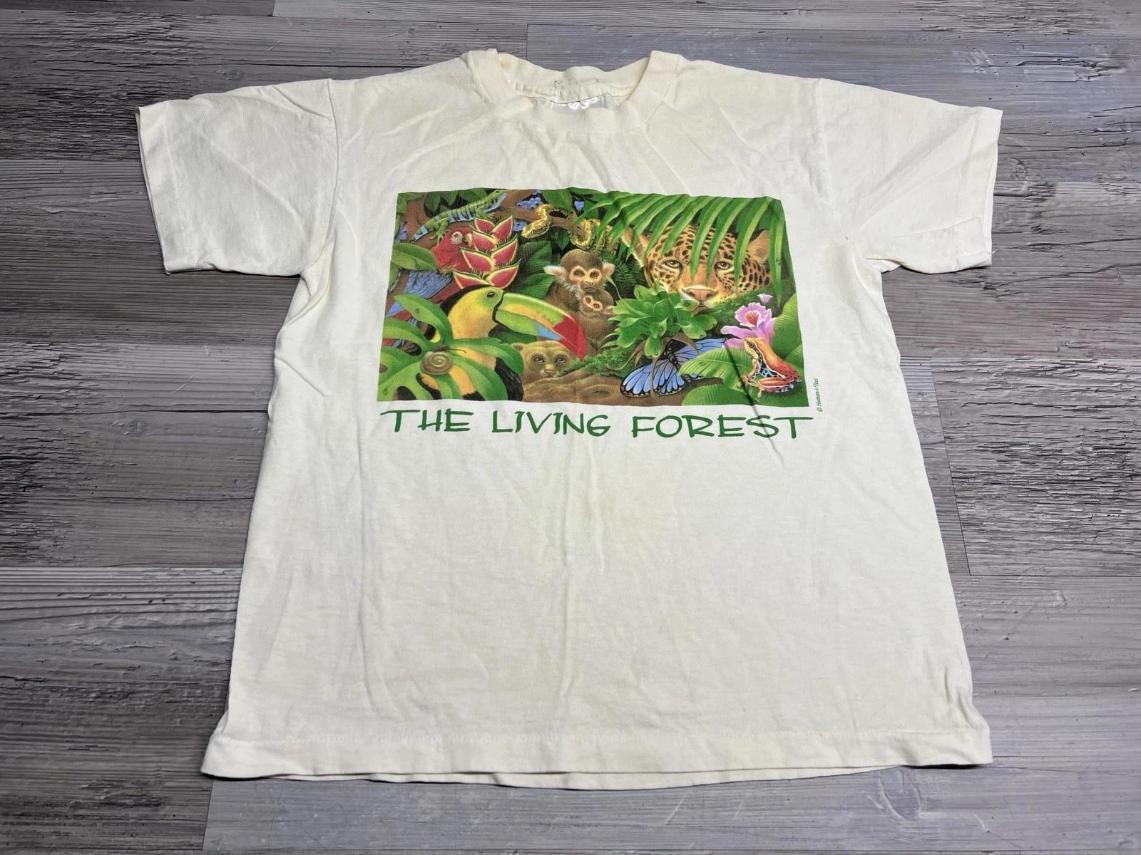 Vintage 90s Humanitees Nature T-Shirt Living Forest Wildlife Kids Sz L (Adult S) 4XL
Vintage 90s Humanitees Nature T-Shirt Living Forest Wildlife Kids Sz L (Adult S) 4XL