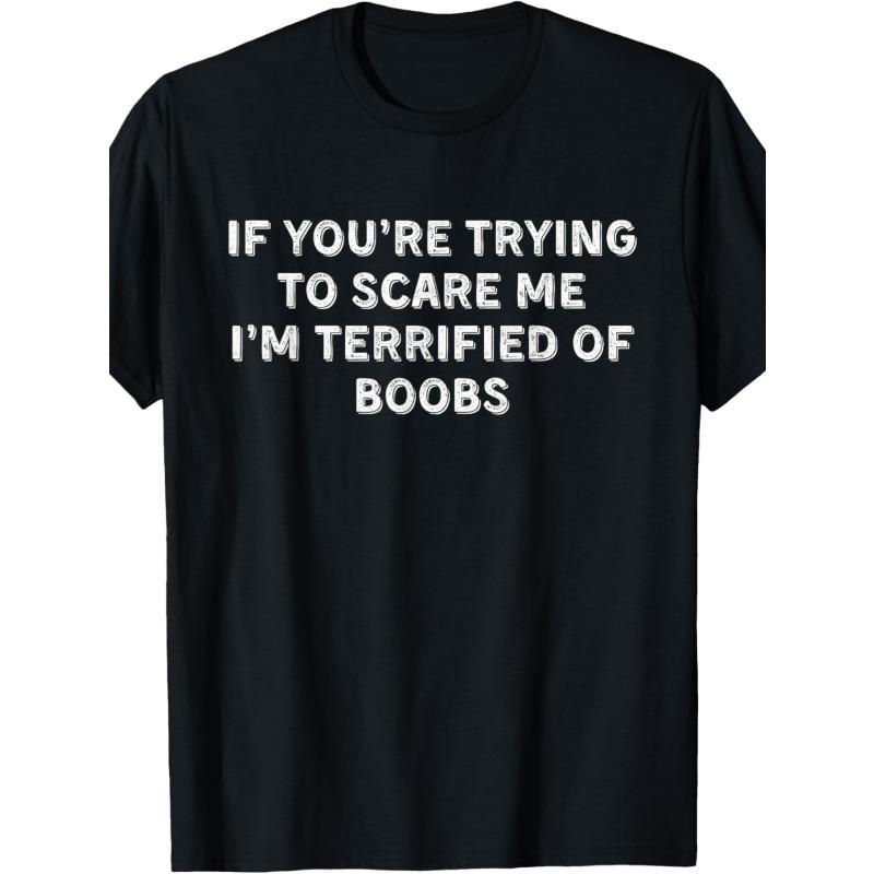European sizes Funny If You re Trying to Scare Me I m Terrified of Men S T-Shirt - Black with White Text Humorous Graphic Tee 4XL чорний
European sizes Funny If You re Trying to Scare Me I m Terrified of Men S T-Shirt - Black with White Text Humorous Graphic Tee 4XL чорний