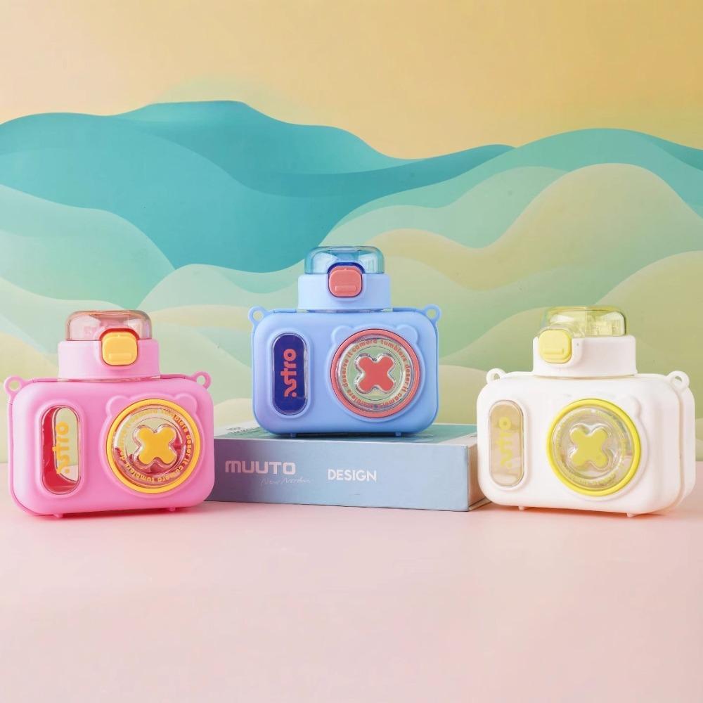 Leak-Proof Cartoon Camera Cup Plastic Water Bottle Creative Straw Water Cup Travel рожевий
Leak-Proof Cartoon Camera Cup Plastic Water Bottle Creative Straw Water Cup Travel рожевий