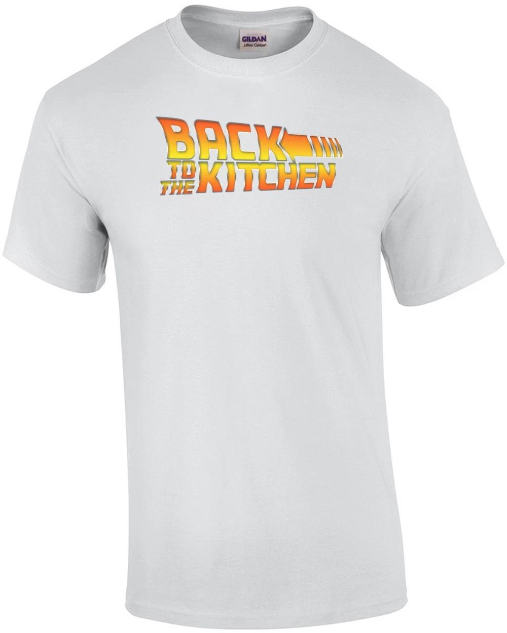 Back To The Kitchen - Back To The Future Parody T-shirt. L
Back To The Kitchen - Back To The Future Parody T-shirt. L